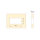 Multiconnecteur Circle 80, Peint en noir, Plastique 
