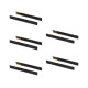 Lot de 5 jeux de Coulisses pour tiroirs, roulement à billes, hauteur 45mm, profondeur 450mm, sortie totale, fermeture amortie, Noir 
