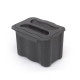 Poubelle de recyclage pour suspendre la porte et collecter les déchets Recyclage, 1 x bac de 5 litres, avec couvercle, Plastique gris anthracite Poubelle de recyclage pour suspendre la porte et collecter les déchets Recyclage, 1 x bac de 5 litres, avec couvercle, Plastique gris anthracite