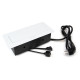 Multiconnecteur Atom 26 A+C pour bureau, EU, Acier et Plastique et Zamak, couleur au choix 