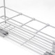 Porte-bouteilles latéral extractible Supra avec fermeture amortie, module 150mm, Acier, Peint aluminium 