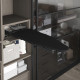 Planche à repasser pliante et planche à repasser coulissante pour meubles. Modèle : Iron Alu, Aluminium, Gris Anthracite 