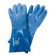 Gant protection chimique singer triple enduction sans couture 35cm support tricote - Taille au choix 