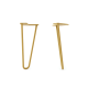 Lot de 2 pieds de table basse Gemini Doré