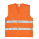 Gilet haute visibilité double ceinture coverguard yard (lot de 50) - Coloris au choix Orange