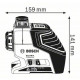 Laser 3 plans BOSCH GLL 3-80P livré en carton 0601063305C 