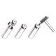 Gpi - lot de 8 embouts rentrant ø 14 mm anti-dérapants spécial chaises à pieds tubulaires (creux) 