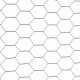 Grillage à poule 1x10 m virage - gris 