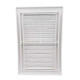 Lot de 1_grille intérieur extérieur plastique avec moustiquaire 140x210 mm    blanc 