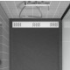 Grille linéaire en aluminium 69.5x11x0.2cm pour receveur - GRID LINE - MOON Aurlane - Couleur au choix Blanc mat