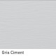 Échantillon clin de bardage PVC Fortex Clic 170 pin brossé Gris-ciment