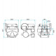 Groupe seul VMC Optima micro-watt hygroréglable Aldes 11033090 