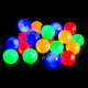 Guirlande 20 boules 80 led 10 m extérieur 