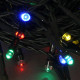 Guirlande solaire led 10 mètres codico multicolore 