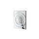 Grohe 38963000 wave plaque de déclenchement pour chasse d'eau, 2 volumes, start/stop chrome 
