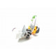 Mini-spot encastrable led cob 3w 45 carré orientable au choix 