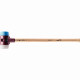 Marteau de frappeur HALDER SIMPLEX TPE souple / superplastique avec boîtier en fonte malléable et manche en bois d'hickory - D=80 mm - 3017.081 