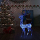 Renne de décoration de Noël Acrylique 140 LED 120 cm - Couleur d'éclairage au choix 