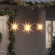 Lumières de Noël avec LED 3 pcs pliable - Couleur au choix 