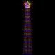 Guirlande de sapin de Noël 320 LED 375 cm - Couleur d'éclairage au choix Multicolore
