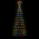 Arbre de Noël lumineux avec piquets 220 LED - Couleur d'éclairage et hauteur au choix Multicolore