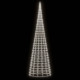 Arbre de Noël lumineux sur mât de drapeau 3000 LED - Couleur d'éclairage et hauteur au choix Blanc froid