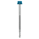 Vis autoperceuse ETANCO Zacrospiral - Ø 6.3x90 mm - Tête hexagonale 12 - Sachet de 100 - Ral 9010 - 551910001 