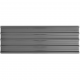 vidaXL Panneau de toiture en métal gris 12 pcs 129 x 45 cm 