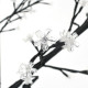 Sapin de Noël 120 LED blanc chaud Cerisier en fleurs 150 cm 