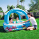 Bestway 54153 piscine avec auvent bleu 147 x 122 cm 
