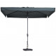 Madison parasol delos luxe 300 x 200 cm gris pac5p014 