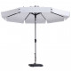 Madison parasol flores luxe 300 cm blanc cassé pac2p022 