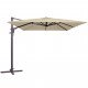 Madison parasol monaco flex 300 x cm écru carré pc10p016 