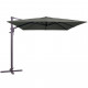 Madison parasol monaco flex 300 x cm gris carré pc10p014 