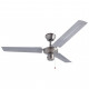 Bestron ventilateur de plafond 122 cm 60 w chrome dt48c 