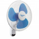 Bestron ventilateur mural avec télécommande 40 cm 50 w blanc dwf40rem 