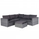 Garden impressions jeu de canapé 13 pcs cayman ii gris 03832am 