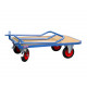 Chariot 400 kg 1000 x 560 mm dossier repliable roues ø 200 mm 