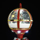 Lampadaire de Noël avec Père Noël 175 cm LED 