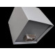 Boite à eau alu 300x300x300 - RAL 2900S Gris Sablé 