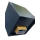 Boite à eau alu 200x200x210 - RAL 9005 Noir 