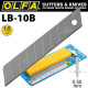 Etui de 10 lames de cutter sécables LB-10B de 18 mm de largeur - CARPENTRAS SIGN - OL36303 