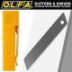 Etui de 30 lames de cutter sécables LB-30B de 18 mm de largeur avec clip de ceinture - CARPENTRAS SIGN - OL25167 