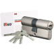 Iseo - cylindre de sécurité isr6 30 x 30 triple protection (anti-crochetage, anti-perçace et anti arrachement) 