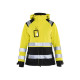 Veste hardshell femme imperméable haute-visibilité - 49041987  Jaune-Noir