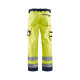 Pantalon artisan haute-visibilité coloris choix  15661811 jaune fluo-marine 