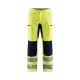 Pantalon artisan haute-visibilité stretch poches 15851811 - Couleur et taille au choix jaune fluo-noir