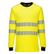 Tee-shirt haute visibilité anti-feu manches longues wx3 - couleur et taille au choix Jaune-Noir