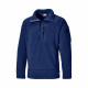 Veste polaire dickies brookton col camionneur - Taille et coloris au choix Marine