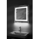 Miroir toilette rasage bluetooth anti-buée capteur rasoir lumineux k159iwaud 